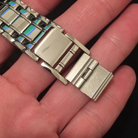 VINTAGE JAPAN MOVT Men’s Silver Tone Watch - Picture 5 of 9